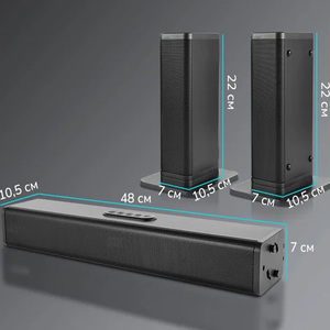 Samtronic ซาวด์บาร์2.1ch 100W สำหรับสมาร์ททีวีไดรเวอร์ยิงขึ้น2ตัวแถบเสียง100W สร้างขึ้นในซับวูฟเฟอร์3 in 1 - Product Image 2