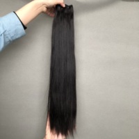 Meilleures ventes : Lots de mèches de cheveux indiens vierges bruts, super double drawn, lisses, couleur naturelle