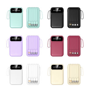 O acessório personalizado do logotipo Cabos o banco portátil 10W do poder 10000mAh entrou e output o <span class=keywords><strong>mini</strong></span> banco do poder - Product Image 1