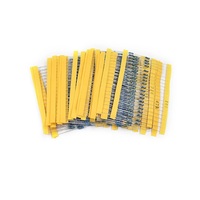 Kit d'assortiment de résistances à film métallique, diodes LED, condensateurs électrolytiques, ensemble de condensateurs céramiques, pack de transistors, kits de composants électroniques DIY