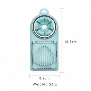 Tranche-œufs multifonctionnel en acier inoxydable de qualité supérieure, coupe-œufs fantaisie, coupe-précision pour des œufs parfaitement coupés à chaque fois, durable - Product Image 2