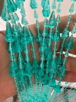 Rideau de perles colorées sophistiquées, séparateur de pièce décoratif pour fond de scène, aménagement de boutique et de chambre