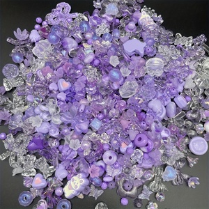 500g/sacchetto Perline acriliche miste a tema cartoni animati per la creazione di gioielli fai da te e braccialetti - Product Image 4