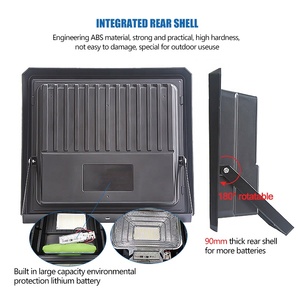 Panneaux solaires intelligents en ABS pour extérieur <span class=keywords><strong>avec</strong></span> indice de protection IP67, <span class=keywords><strong>projecteur</strong></span> <span class=keywords><strong>LED</strong></span> de rue de 30W à 300W pour projets extérieurs IP66 - Product Image 3