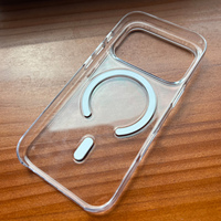 Étui de téléphone personnalisable en PC transparent avec effet d'animation magnétique et charge sans fil pour téléphone mobile 17