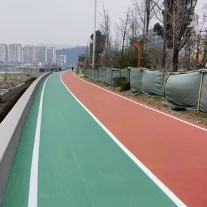 INOLP IAAF Sports Flooring Préfabriqué Course à pied Longueur personnalisée Piste en caoutchouc préfabriquée Facile à installer Piste de course athlétique - Product Image 1