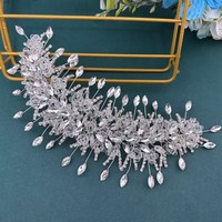 Nouvelle collection 2027 : Bijoux de mariée personnalisés scintillants, accessoires de mariage en cristal, appliques 3D en strass pour robes de bal