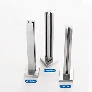 4x4 Stainless Steel <strong>Railing</strong> Fence Post <strong>Retaining</strong> <strong>Wall</strong> - Product Image 1
