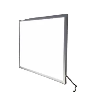 Quadro de alumínio dc 12v 24v, slim led painel de teto luz