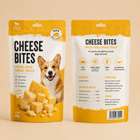 Emballage personnalisé pour nourriture pour chiens, sachet refermable à fermeture éclair, résistant aux odeurs, sac de stockage pour aliments pour animaux de compagnie
