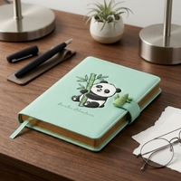 Cuaderno Magnético de PU con Eslogan Personalizado, Libreta de Dibujo Portátil de Alta Calidad para Aficiones y Creación