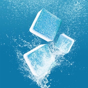 Limpiador de lavadora desechable potente de alta espuma, tabletas de forma sólida, limpiador de lavadora/detergente para baños - Product Image 1