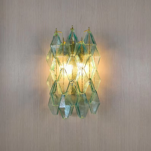 <span class=keywords><strong>Applique</strong></span> da parete per bagno a LED in ferro e cristallo <span class=keywords><strong>verde</strong></span> stile Mid-Century - Product Image 4