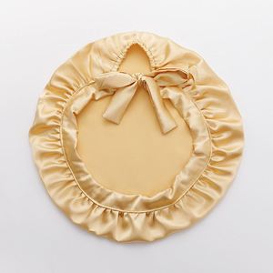 Bonnet de nuit réglable en satin de soie doux pour femme, anti-frisottis, pour dormir - Product Image 1