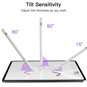 Stylet capacitif actif WKZP033A à double système, détection de l'angle d'inclinaison, pointe remplaçable, compatible avec <span class=keywords><strong>iPad</strong></span> <span class=keywords><strong>Air</strong></span> Pro, <span class=keywords><strong>iPad</strong></span> Mini, la plupart des appareils - Product Image 3