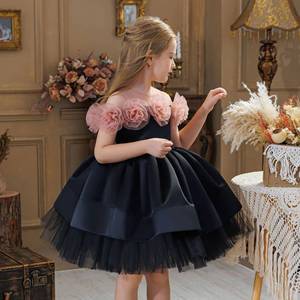 Robe de princesse pour filles, idéale pour anniversaire, banquet, récital de piano, spectacle, mariage, tenue de scène élégante, ensemble de costume formel pour concours - Product Image 5
