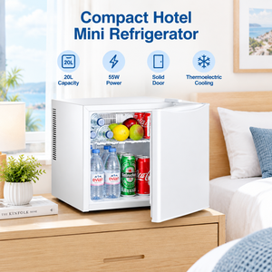 Mini-réfrigérateur portable électrique sans givre de 20 L pour maquillage, <span class=keywords><strong>le</strong></span> <span class=keywords><strong>plus</strong></span> <span class=keywords><strong>petit</strong></span> congélateur pour usage domestique et extérieur - Product Image 2