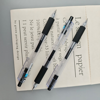 YF Pluma de tinta de gel de plástico simple Azul y Rojo Ancho de escritura de 0,5mm para escritura escolar y de oficina