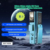 Aplikasi Tuya WiFi, Dengan Pengenalan Wajah 3D, Interkom Aktif, Kontrol Jarak Jauh, dan Alarm Anti Maling Untuk Keamanan Rumah