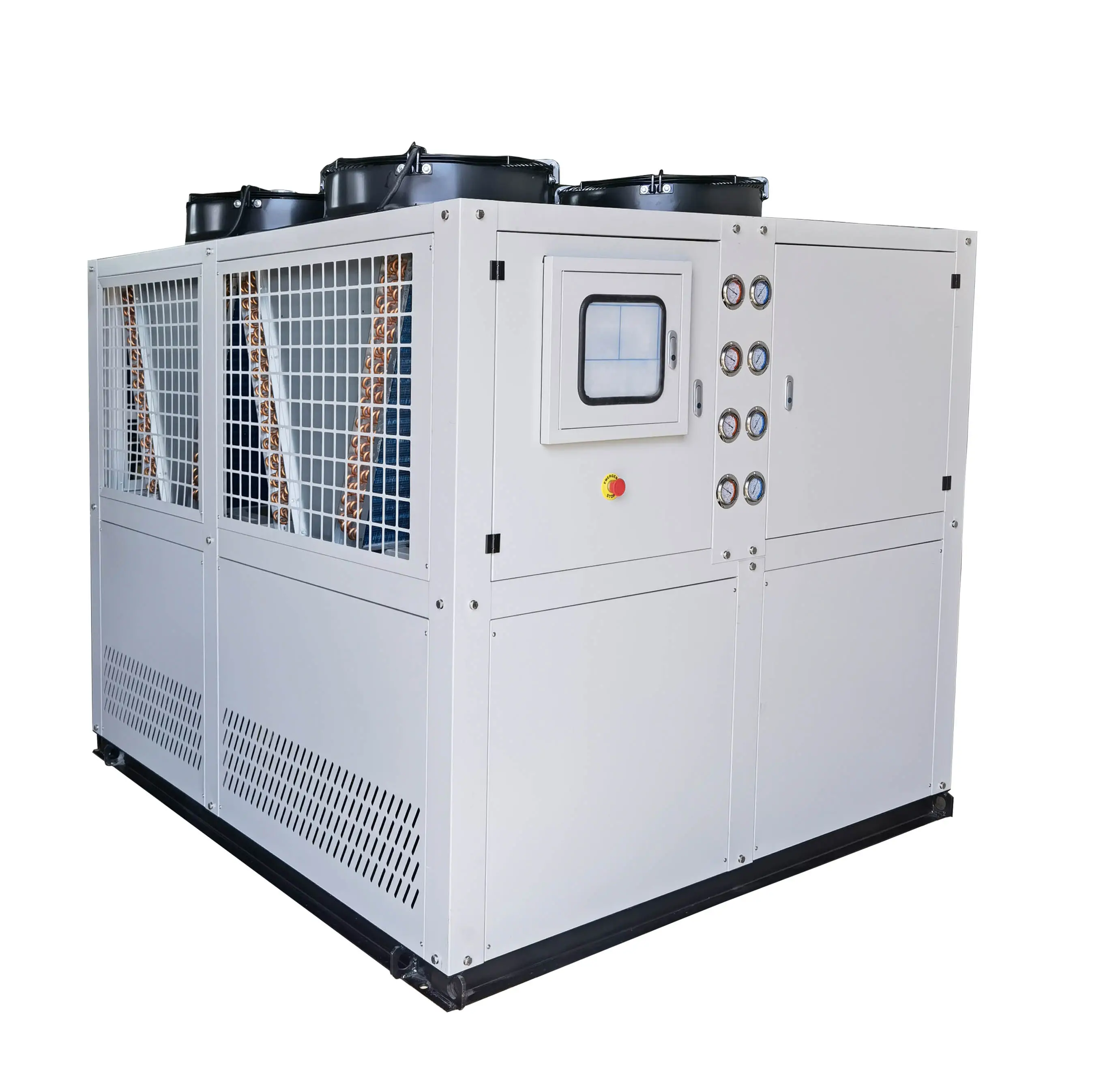 Hava soğutmalı su soğutma makinesi 140Kw 40 ton Chiller kek fabrikası için
