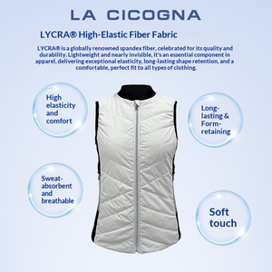 LA CICOGNA Abbigliamento per Allenamento di Danza Classica Caldo Autunno Inverno Unisex per Bambini Giacca a Contrasto Gilet in Cotone - Product Image 2