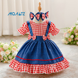 Disfraz <span class=keywords><strong>de</strong></span> Dorothy para Niñas, Estilo Pastoral del <span class=keywords><strong>Mago</strong></span> <span class=keywords><strong>de</strong></span> <span class=keywords><strong>Oz</strong></span>, Cuello Redondo, Corte en A, Largo hasta la Rodilla, Transpirable, para Halloween, Juego <span class=keywords><strong>de</strong></span> Roles, ODM TLX02 - Product Image 2
