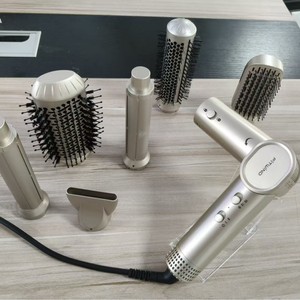 Ptwind 90-Degree Foldable Hot Air Comb 6-In-1 Multi Functional Styling Tool With Negative Ion And Constant Temperature - Product Image 2