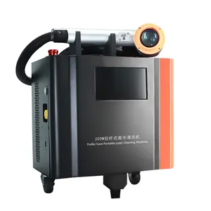 Máquina de limpieza láser de manchas de aceite 100W 200W 300W 500W Máquina de limpieza láser de fibra de pulso Removedor de óxido Limpiador láser portátil