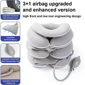Attelle de cou réglable, support cervical, couleur grise, doublure en TPU, immobilisateur de cou pour la remise en forme, la santé, le massage, unisexe - Product Image 2