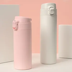 450ML थर्मस पानी की बोतल स्टेनलेस स्टील इन्सुलेशन वैक्यूम फ्लास्क कप ठंडा और गर्म मग वैक्यूम फ्लास्क कार पानी की बोतल रखें - Product Image 2