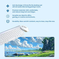Tapis de souris XXL personnalisé avec logo, grand tapis de souris imperméable par sublimation, tapis de souris pour jeux informatiques avec bordure et emballage
