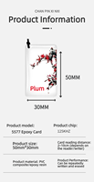 Carte en époxy RFID étanche |   NFC ID 13.56MHz Imprimable OEM ODM |   Contrôle d'accès Fansine, portée de lecture 2-10 cm, 1024 points de données