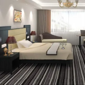 OEM wooden hotel type bedroom furniture