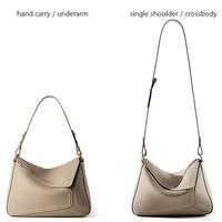 Bolso de Hombro Cruzado de Cuero Genuino Premium Vintage para Mujer, Estilo Bandolera, con Correa Única, Portátil, Venta al por Mayor