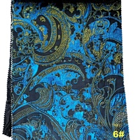 Tissu jacquard tissé en fil teint métallique poly nylon 149 g/m² pour robe / jupe / chemisier
