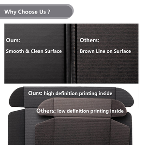 Fournisseur Emballage coloré de haute qualité écologique Boîte postale en carton pliable Boîte d'expédition en papier recyclé avec impression <span class=keywords><strong>du</strong></span> logo - Product Image 4