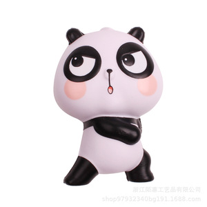 Panda Fidget Toy Pu Material Slow <b>Rebound</b> Stress Relief Gift For Kids 5 7 Years Unisex - Product Image 2