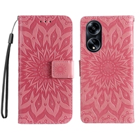 Étui portefeuille imprimé fleur de soleil pour Oppo A1 5G/A98 5G/F23 5G/Realme C53