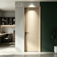 Porte en panneau moulé sur mesure pour appartement, hôtel, bureau, bâtiment commercial, design moderne minimaliste, porte de chambre OEM ODM