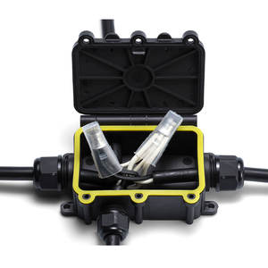 IP68 Hinged <strong>Terminal</strong> <strong>Block</strong> Junction Box IP68 Waterproof Enclosure With Cable Gland <strong>Block</strong> Case OBO Electrical Wiring Housing - Product Image 3
