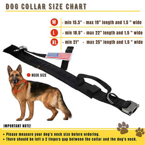 Collar táctico de alta resistencia para perros con asa y hebilla de metal Collar de entrenamiento para perros para Pastor Alemán - Product Image 6