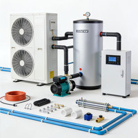 Solution intégrée personnalisée pour systèmes CVC : intégrateur de systèmes HVAC, pompe à chaleur air-eau, ventilo-convecteur, réservoir tampon, pompe à eau, chauffage, refroidissement, ECS