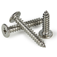 Qualité 18-8 17-7 acier inoxydable SS304 A2-70 A2-80 vis à tête ronde plate et fine encastrées croisées