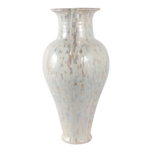 Grande Vaso Anfora in Ceramica con Manici, Classico Smalto Bianco per Soggiorno, Arredamento Casa, Camera da Letto, Esposizione in Cucina - Product Image 3