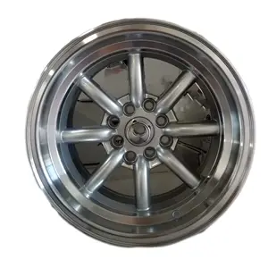 Flrocky Deep Dish American Design Eight Spoke Aluminum Casting Wheel Rims Alloy For Passenger Cars 14 15 Inch