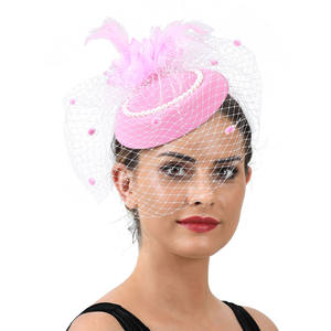 Fascinators les Plus Populaires pour Femmes, Bandeau de Chapeau de Thé, Voilette Florale en Résille de Mariage pour Derby du Kentucky - Product Image 3