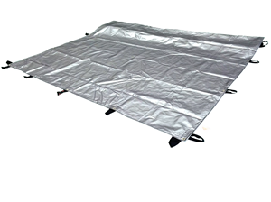 Lona de Polietileno Multiusos Industrial Gris, Resistente al Agua, con Doble Recubrimiento de PE, Protección UV, 120GSM, para Cubrir Heno, Marca Blue Ocean - Product Image 4