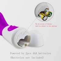 Wasserdichter 30-Modus Realistischer Dildo Leistungsstarker G-Punkt & Klitoris-Vibrator mit Doppelmotoren Sexspielzeug
