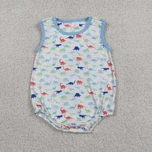 En Stock: Romper sin Mangas con Burbujas y Flores Coloridas para Bebés Niñas, Ropa de Moda al por Mayor para Boutique, Ropa de Fábrica para Bebés y Niños Pequeños - Product Image 4