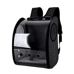 Mochila Transportadora para Aves y Loros, Jaula de Viaje de Acrílico Transparente con Soporte para Perchas, Transpirable, Ventilada, Portátil, para Senderismo al Aire Libre - Product Image 5